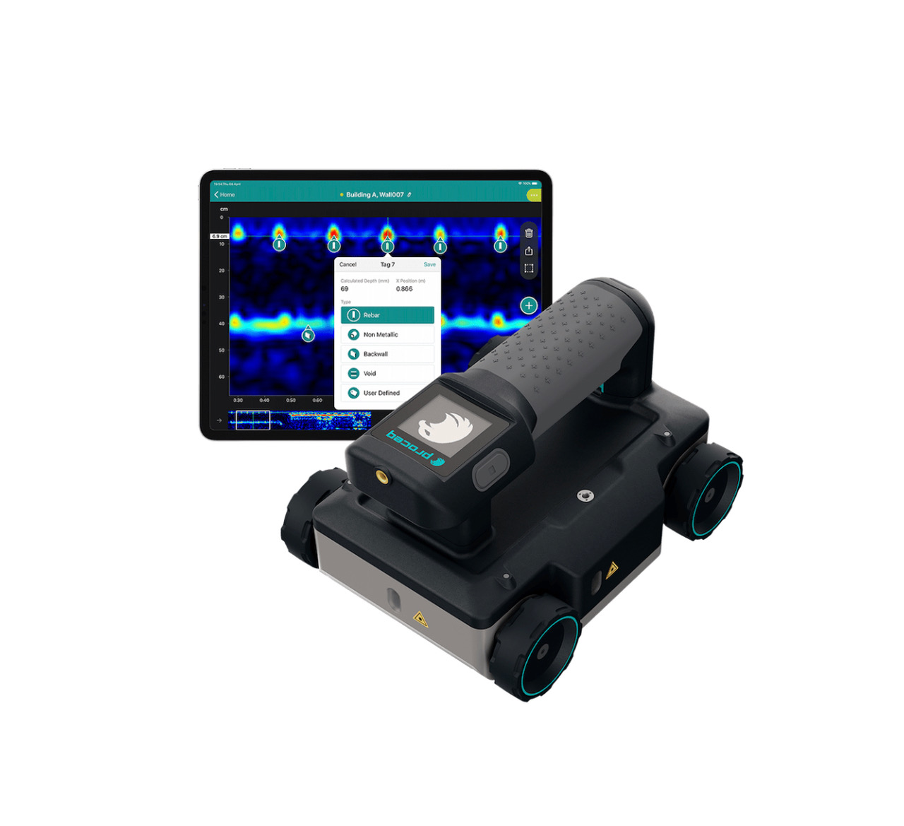 Concrete scanning by Scan Core S.A